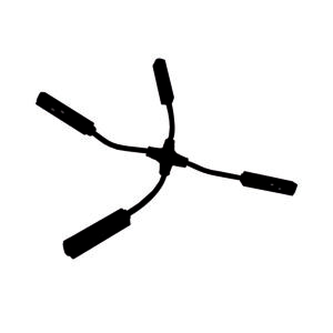 Τροφοδοσία ”+” για Μαγνητική Ράγα 48V Μαύρη ACA – MCROSSB