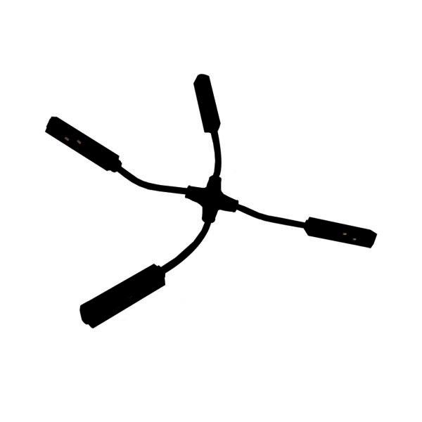 Τροφοδοσία ”+” για Μαγνητική Ράγα 48V Μαύρη ACA – MCROSSB