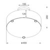 Παιδικό Φωτιστικό Οροφής με Μήλα 3xE14 ACA DECOR – MD130243