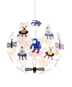 ΚΡΕΜΑΣΤΟ ΦΩΤΙΣΤΙΚΟ 4ΧΕ14 ΠΑΙΔΙΚΟ ΔΙΑΣΤΗΜΑ Φ35ΧΗ80CM SPACE ACA – MD160224SP