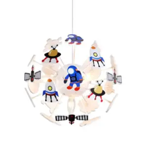 ΚΡΕΜΑΣΤΟ ΦΩΤΙΣΤΙΚΟ 4ΧΕ14 ΠΑΙΔΙΚΟ ΔΙΑΣΤΗΜΑ Φ35ΧΗ80CM SPACE ACA – MD160224SP