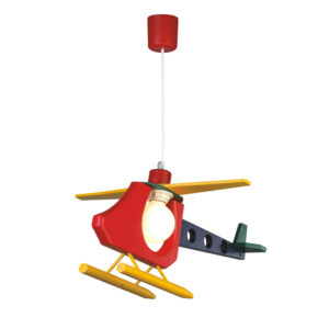 Παιδικό Κρεμαστό Φωτιστικό Ελικόπτερο 1xE27 ACA DECOR – MD20061