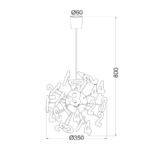 ΚΡΕΜΑΣΤΟ ΠΑΙΔΙΚΟ ΑΡΙΘΜΟΙ 4ΧE14 Φ35CM SCHOOL ACA – MD70854F
