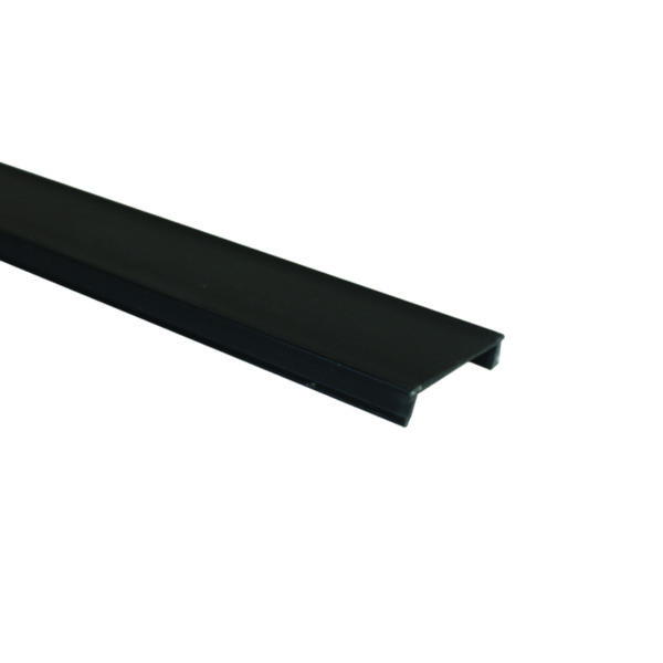 Πλαστικό Κάλυμμα 2μ για Μαγνητική Ράγα 48V Μαύρη ACA – MDIFB