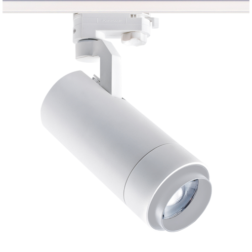 Φωτιστικό Ράγας LED Zoomable Λευκό 25W 4000K 4 Καλωδίων  25-60° 3000lm  ACA – MEL2540W4