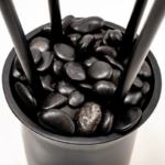 Φωτιστικό Δαπέδου 4ΧE27 Μαύρο Μεταλλικό D100 H250cm DELIA ACA – MF7792