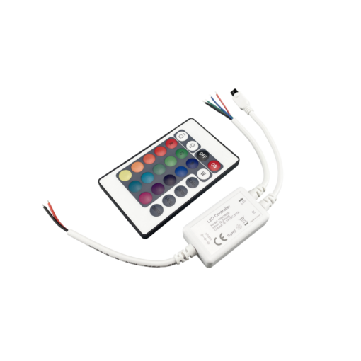 RGB LED ΕΛΕΓΚΤΗΣ 6A 72W/12V 144W/24V ΜΕ ΤΗΛΕΧΕΙΡΙΣΤΗΡΙΟ ACA – MINI2RGB