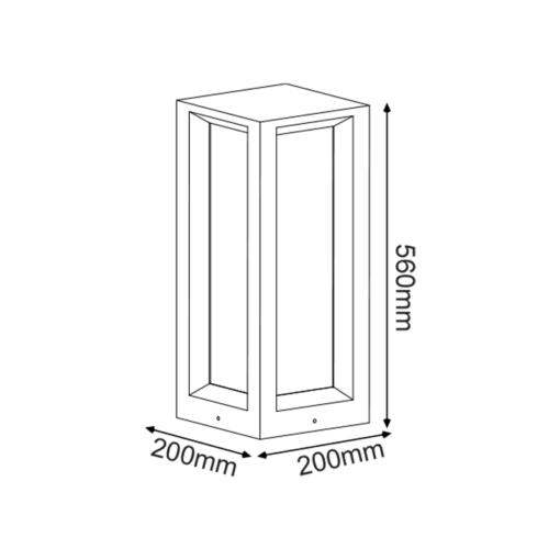 ^ΦΩΤΙΣΤΙΚΟ ΚΗΠΟΥ 560MM IP65 3xE27 Max.7W ΛΕΥΚΟ ΤΣΙΜΕΝΤΟ & PC ΚΑΛΥΜΜΑ ACA – MK039W-560