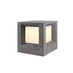 ^ΦΩΤΙΣΤΙΚΟ ΚΗΠΟΥ 200MM IP65 Ε27 Max.7W ΜΑΥΡΟ ΤΣΙΜΕΝΤΟ & PC ΚΑΛΥΜΜΑ ACA – MK041B-200