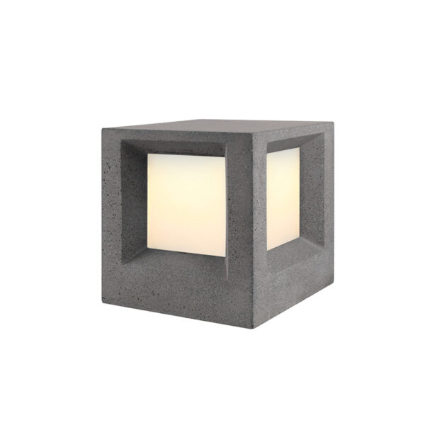 ^ΦΩΤΙΣΤΙΚΟ ΚΗΠΟΥ 200MM IP65 Ε27 Max.7W ΜΑΥΡΟ ΤΣΙΜΕΝΤΟ & PC ΚΑΛΥΜΜΑ ACA – MK041B-200