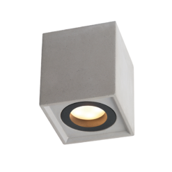ΕΠΙΤΟΙΧΟ ΦΩΤΙΣΤΙΚΟ 1ΧGU10 ΓΚΡΙ ΤΣΙΜΕΝΤΟ 8,5X8,5XH10CM MONTE ACA DECOR – MK131S10G