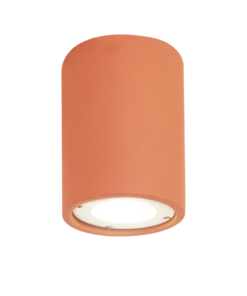 Εξωτερική Βάση Σποτ Οροφής Στρογγυλή IP65 GU10 Τσιμέντο σε Απόχρωση Τερακότα ACA – MK163130RTC