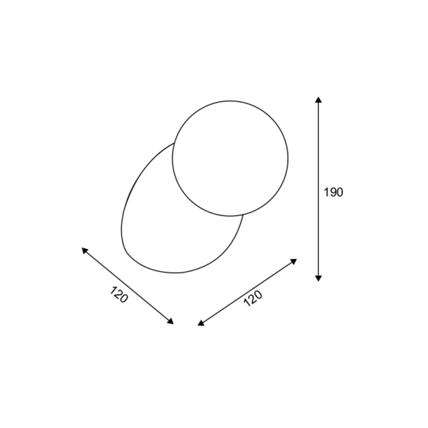 ΕΠΙΤΟΙΧΟ ΦΩΤΙΣΤΙΚΟ 1ΧG9 ΓΚΡΙ ΤΣΙΜΕΝΤΟ+ΛΕΥΚΟ ΓΥΑΛΙ 19Χ12Χ12CM VENUS ACA DECOR – MK421W19G