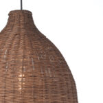 ACA DECOR   – Κρεμαστό Φωτιστικό 1ΧΕ27 Καφέ Καλάμι Φ34ΧΗ107cm
