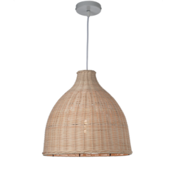 ACA DECOR   – Κρεμαστό Φωτιστικό 1ΧΕ27 Καλάμι Φ340 ML1013011N