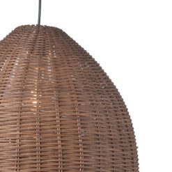 ACA DECOR   – Κρεμαστό Φωτιστικό 1ΧΕ27 Καφέ Καλάμι Φ450 – ML1013012B