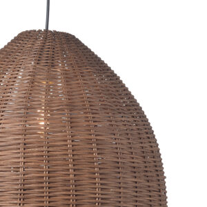 ACA DECOR   – Κρεμαστό Φωτιστικό 1ΧΕ27 Καφέ Καλάμι Φ450 – ML1013012B