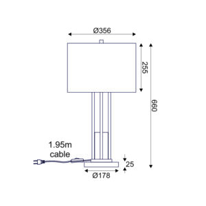 ΕΠΙΤΡΑΠΕΖΙΟ ΦΩΤΙΣΤΙΚΟ 1ΧΕ27 BELIZE ΧΡΥΣΟ ΜΕΤ/ΚΟ+ΛΕΥΚΟ ΑΜΠΑΖΟΥΡ-ΜΑΡΜΑΡΟ IP20 D35,6XH66CM  ACA DECOR – ML127161TGW