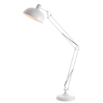 ACA DECOR   – Επιδαπέδιο Φωτιστικό 1ΧΕ27 Μεταλλικό Λευκό 38Χ130ΧΗ207cm