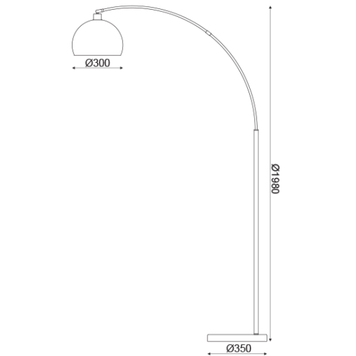 ACA DECOR  – Επιδαπέδιο Φωτιστικό 1ΧΕ27 Μεταλλικό Ορείχαλκο  + Μάρμαρο – ML312401FB