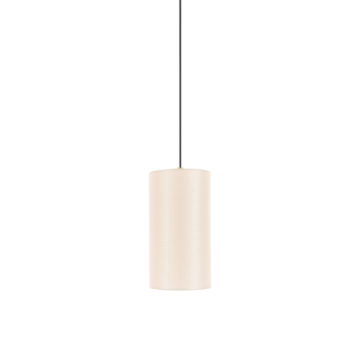 Κρεμαστό Φωτιστικό 1xΕ27 Μεταλλικό σε Απόχρωση Ορείχαλκου με Μπεζ Υφασμάτινο Καπέλο D15*H120cm ZORAN ACA – MP240718