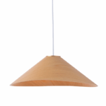 ACA DECOR   κρεμαστό φωτιστικό 1xGX53 από φυσικό ξύλο χρώμα – MQ13P136NW