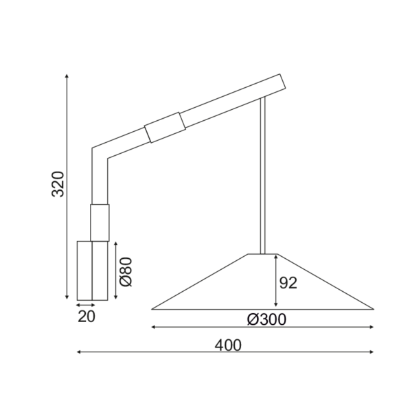 ΕΠΙΤΟΙΧΟ ΦΩΤΙΣΤΙΚΟ 1xGX53 ΦΥΣΙΚΟ ΞΥΛΟ 30Χ40Χ32CM NAIROBI ACA DECOR  – MQ13W130NW