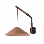 ΕΠΙΤΟΙΧΟ ΦΩΤΙΣΤΙΚΟ 1xGX53 WALNUT ΞΥΛΟ 30Χ40Χ32CM NAIROBI ACA DECOR  – MQ13W130WW