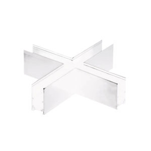 Σύνδεσμος ”+” για Μαγνητική Ράγα Οροφής/Κρεμαστή 48V Λευκή ACA – MSCROSSW
