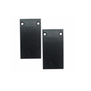 Σετ πλαστικές τάπες Μαύρες 2τμχ με Βίδες για Μαγνητική Ράγα Οροφής/Χωνευτή με Αυτάκια ACA – MSRECB