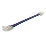 ΕΝΔΙΑΜΕΣΟΣ ΣΥΝΔΕΣΜΟΣ ΜΕ ΚΑΛΩΔΙΟ ΓΙΑ 10mm RGB COB ΛΩΡΙΔΑ LED ACA – MT10RGBMIDCABLEC