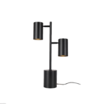 Πορτατίφ Μαύρο Μεταλλικό 2xΕ27 D12*H59cm KENNETH ACA – MT240572