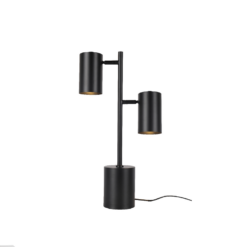 Πορτατίφ Μαύρο Μεταλλικό 2xΕ27 D12*H59cm KENNETH ACA – MT240572