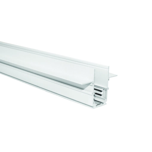Μαγνητική Ράγα Χωνευτή Trimless 48V Λευκή 2m ACA – MT2MW