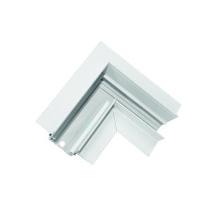 Γωνιακός Σύνδεσμος 90° για Μαγνητική Ράγα Χωνευτή Trimless 48V Λευκή ACA – MT90W