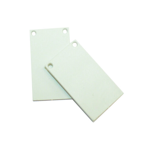 Σετ Πλαστικές Τάπες (2 τμχ)  για Μαγνητική Ράγα Χωνευτή Trimless 48V Λευκή ACA – MTECW