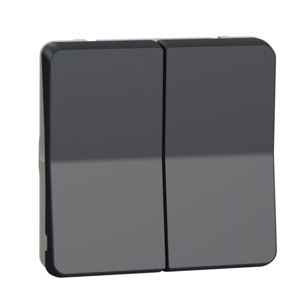 Schneider Mureva Styl μηχανισμός/πλακίδιο διακόπτη κομμυτατέρ/Αλέ ρετούρ Ανθρακί IP55 – MUR35019