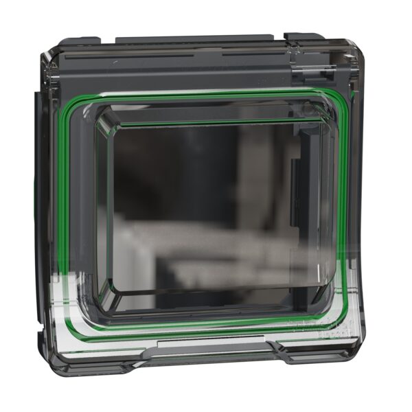 Schneider Mureva Styl κάλυμμα με καπάκι Unica Ανθρακί IP55 – MUR35106