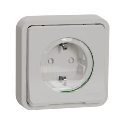 Schneider Mureva Styl πρίζα σούκο ασφαλείας χωνευτή Λευκή IP55 – MUR39132