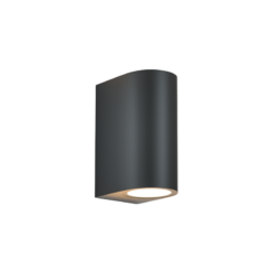 it-Lighting Michigan 2xGU10 Outdoor Up-Down Wall Lamp Anthracite D:14.7cmx9cm (80200144)