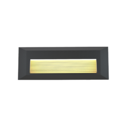 it-Lighting Mono LED 3W 3CCT Outdoor Wall Lamp Anthracite D:22cmx2.8cm (80201740)