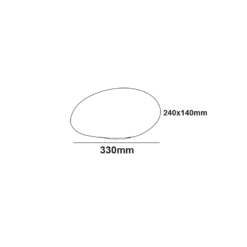 ΗΛΙΑΚΗ/ΕΠΑΝΑΦΟΡΤΙΖΟΜΕΝΗ RGBW LED ΠΕΤΡΑ 33*24*14cm IP54 ACA – NOST3324RGBW