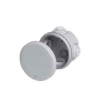 Κουτί Στρογγυλό Διακλάδωσης Καλωδίων Φ80mm x40mm Γκρι 4 Διόδων IP55 ACA – NX1043
