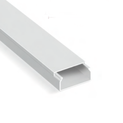 40X25mm Πλαστικό Κανάλι Καλωδίων Χωρίς Αυτοκόλλητο Λευκό 2m ACA – NX4025W