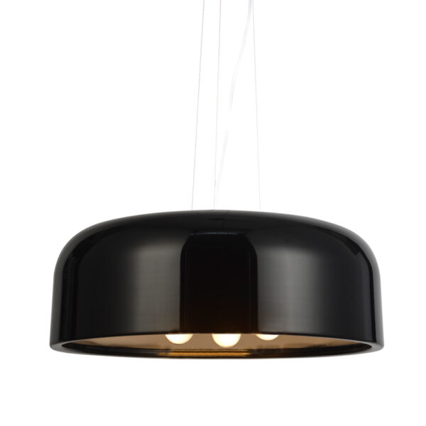 Κρεμαστό Φωτιστικό 3xE27 Μεταλλικό Μαύρο Φ480 ACA DECOR  – OD5390MB