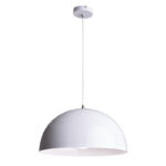 Κρεμαστό Φωτιστικό 1xΕ27 Μεταλλικό Λευκό Φ400 ACA DECOR  – OD5391MW