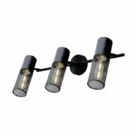 ACA DECOR   απλίκα 3xE27 σε μαύρο χρώμα – OD603S58BK