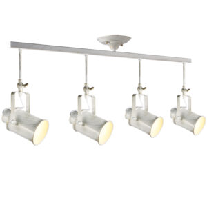 Οροφής Φωτιστικό 4ΧΕ27 Μεταλλικό Λευκό – Χρυσό  Πατι΄να ACA DECOR  – OD61014AW