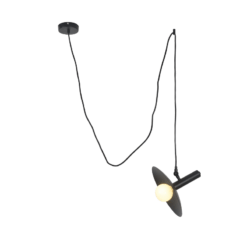 ACA DECOR  κρεμαστό φωτιστικό 1xE27 σε μαύρο χρώμα – OD691P25BK