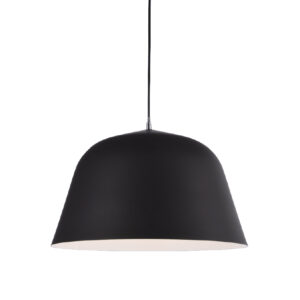 Κρεμαστό Φωτιστικό 1ΧΕ27 Μεταλλικό Μαύρο Φ400 ACA DECOR   – OD8072BK